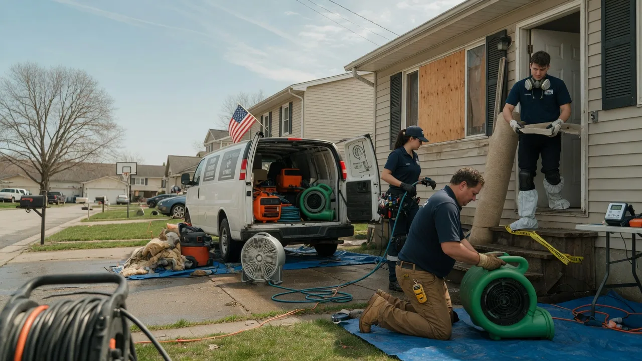 Water Damage Restoration in Farina, IL near me